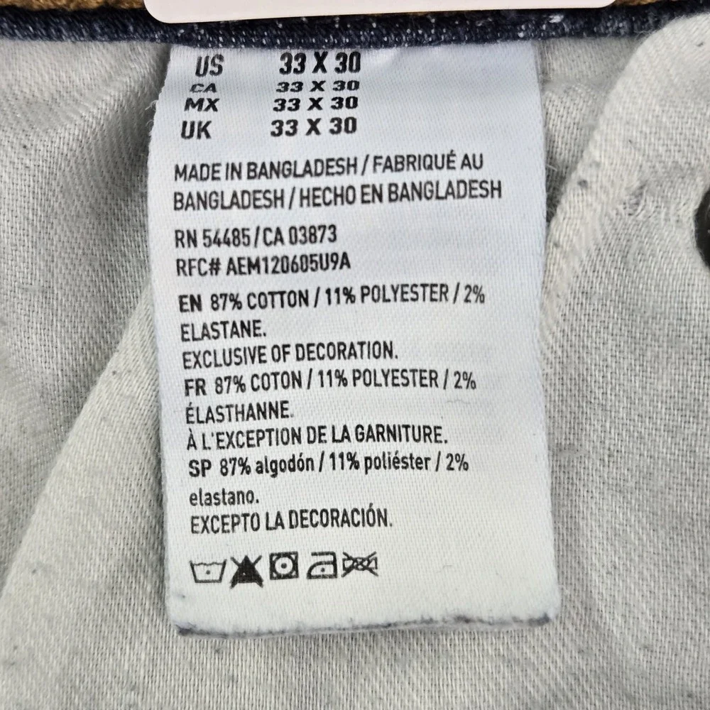 American Eagle‎ Outfitters Men Jeans 33X30 Blue Denim 26